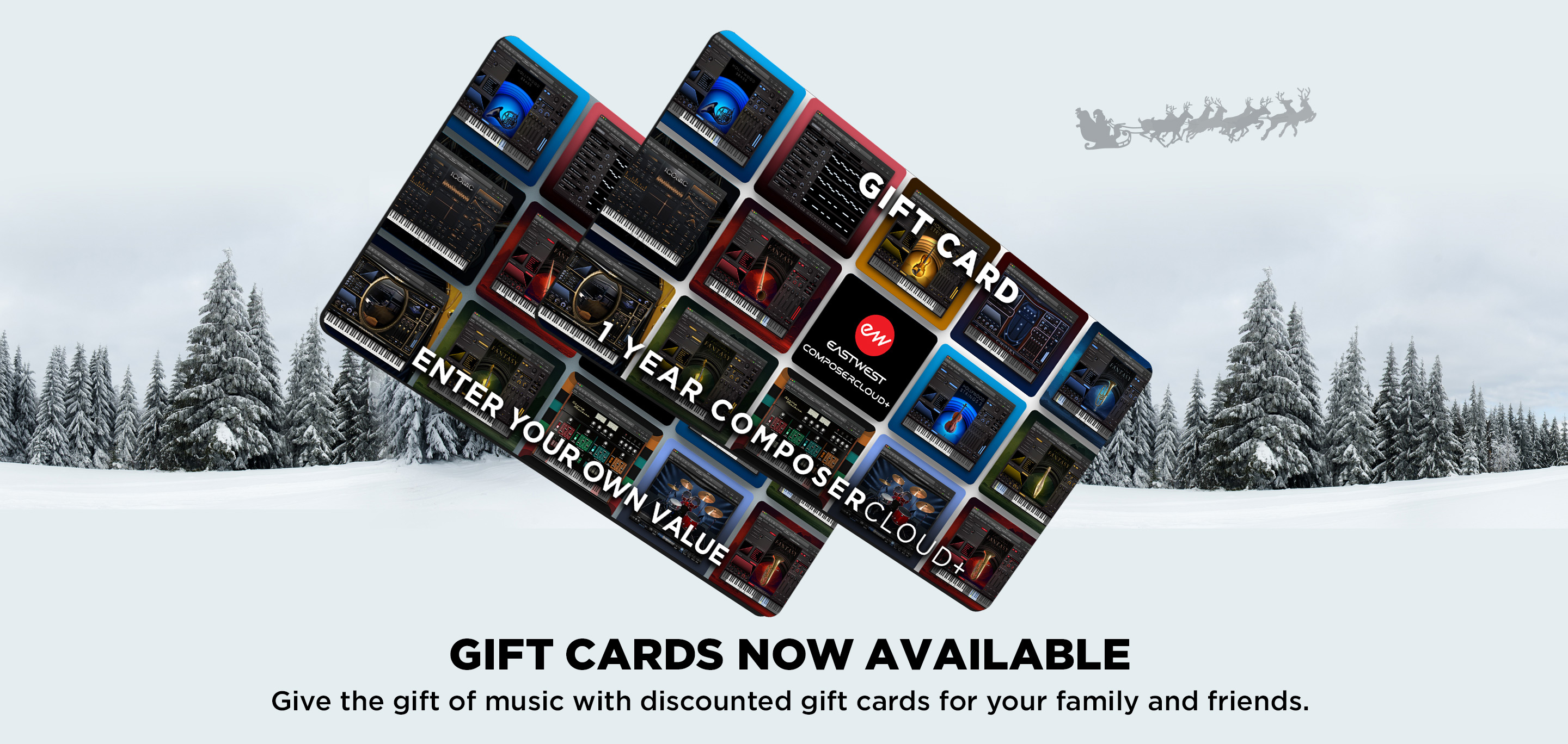 EastWest Gift Cards - Give the Gift of Music This Holiday Season